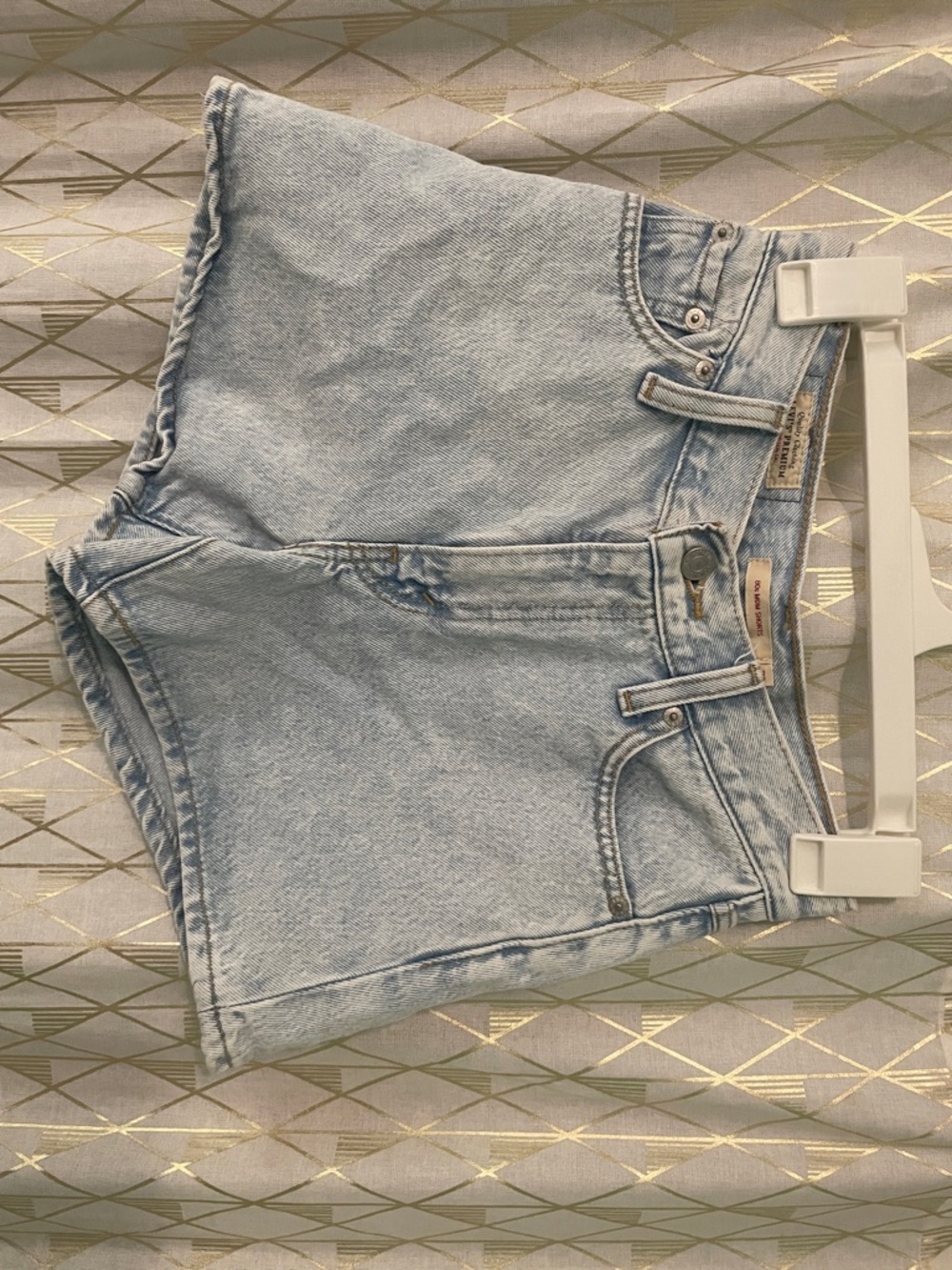 Levi's Light Blue Vintage-Inspired Denim Shorts